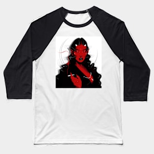 Red Lady Baseball T-Shirt